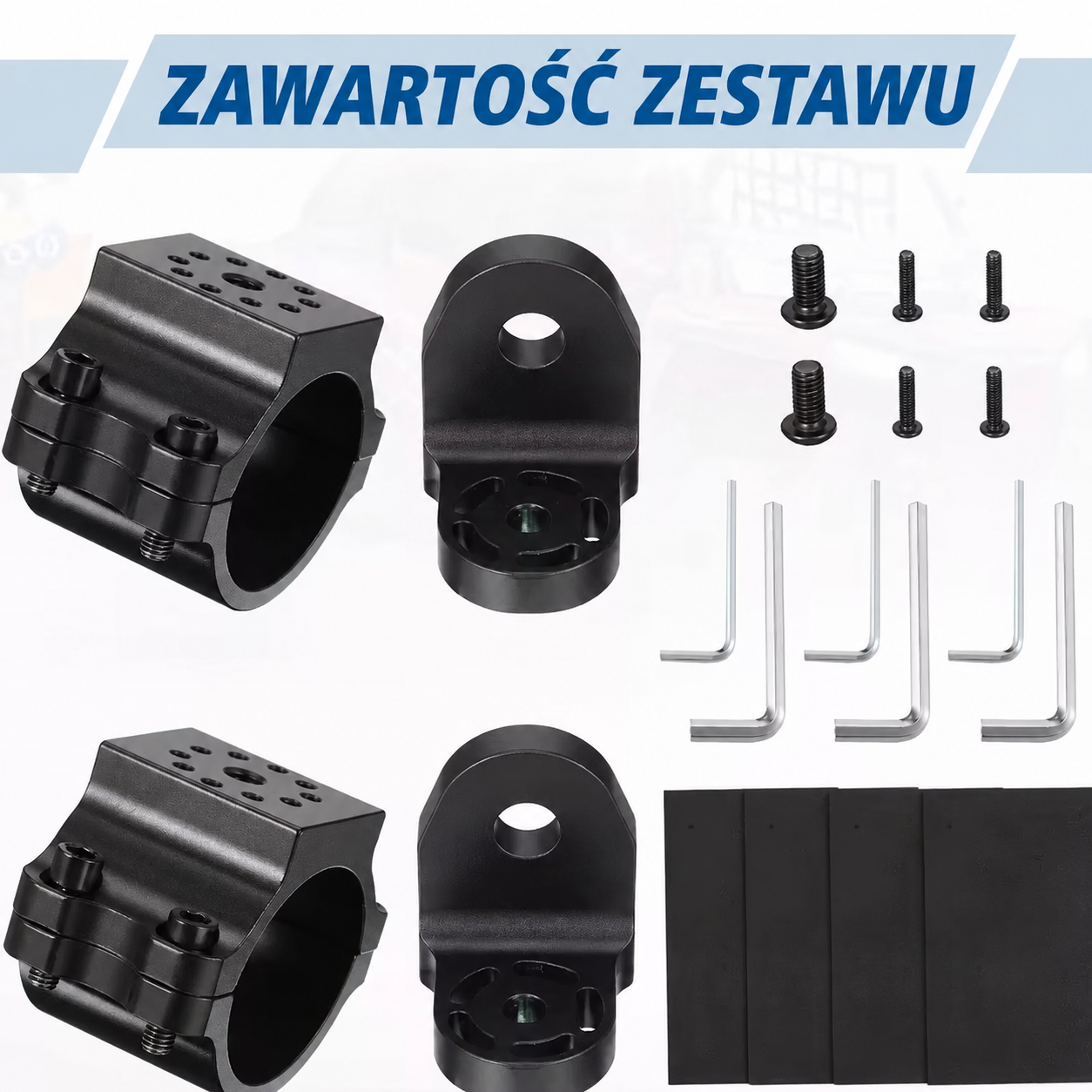 Uchwyt montażowy na rollbar 1,75–2" do akcesoriów UTV ATV Maverick X3/ R - obrazek 3